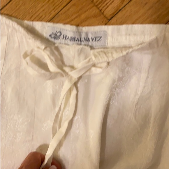 High Waisted Floral Jacquard Pants - Picture 4 of 5